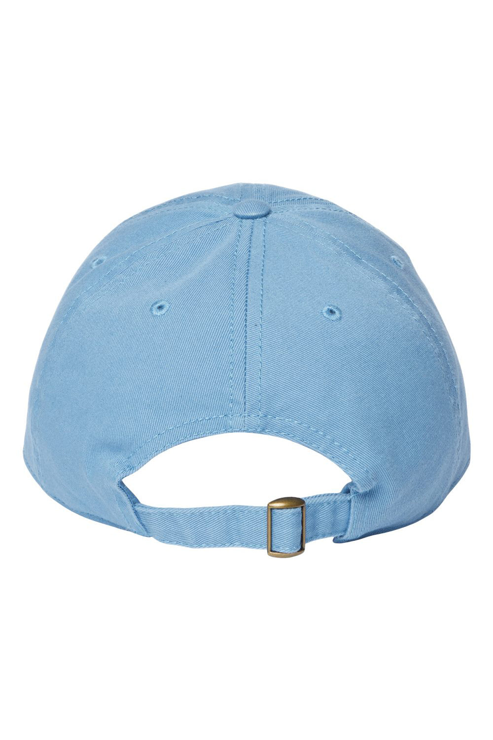 Cap America i1002 Mens Relaxed Adjustable Dad Hat Sky Blue Flat Back