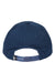 Adidas A12S Mens Sustainable Organic Relaxed Snapback Hat Collegiate Navy Blue Flat Back