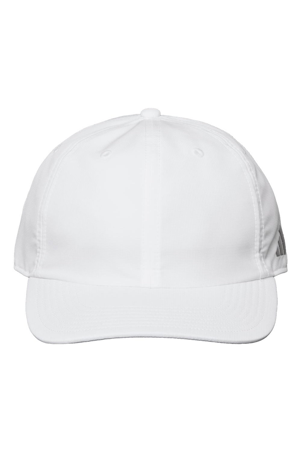 Adidas A600S Mens Sustainable Performance Max Moisture Wicking Snapback Hat White Flat Front