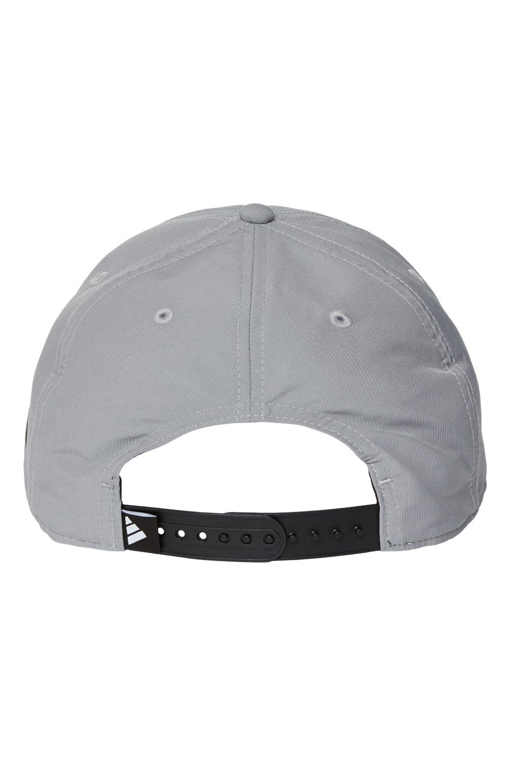 Adidas A605S Mens Sustainable Performance Moisture Wicking Snapback Hat Grey Flat Back