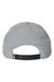 Adidas A605S Mens Sustainable Performance Moisture Wicking Snapback Hat Grey Flat Back