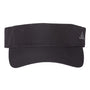 Adidas Mens Sustainable Performance Moisture Wicking Adjustable Visor - Black - NEW