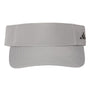 Adidas Mens Sustainable Performance Moisture Wicking Adjustable Visor - Grey - NEW