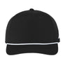 Adidas Mens Sustainable Moisture Wicking Rope Snapback Hat - Black - NEW
