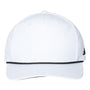 Adidas Mens Sustainable Moisture Wicking Rope Snapback Hat - White