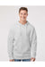 Independent Trading Co. SS4500 Mens Hooded Sweatshirt Hoodie Smoke Grey Model Front