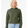 Bella + Canvas Womens Classic Hooded Sweatshirt Hoodie - Military Green - NEW