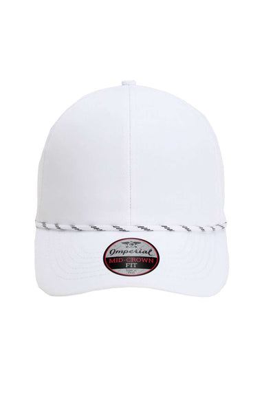 Imperial 6054 Mens The Habanero Performance Rope Hat White Flat Front