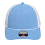 Imperial Mens The Night Owl Performance Moisture Wicking Snapback Hat - Powder Blue/White