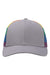 Kati S700M Mens Printed Mesh Trucker Hat Grey/Rainbow Flat Front