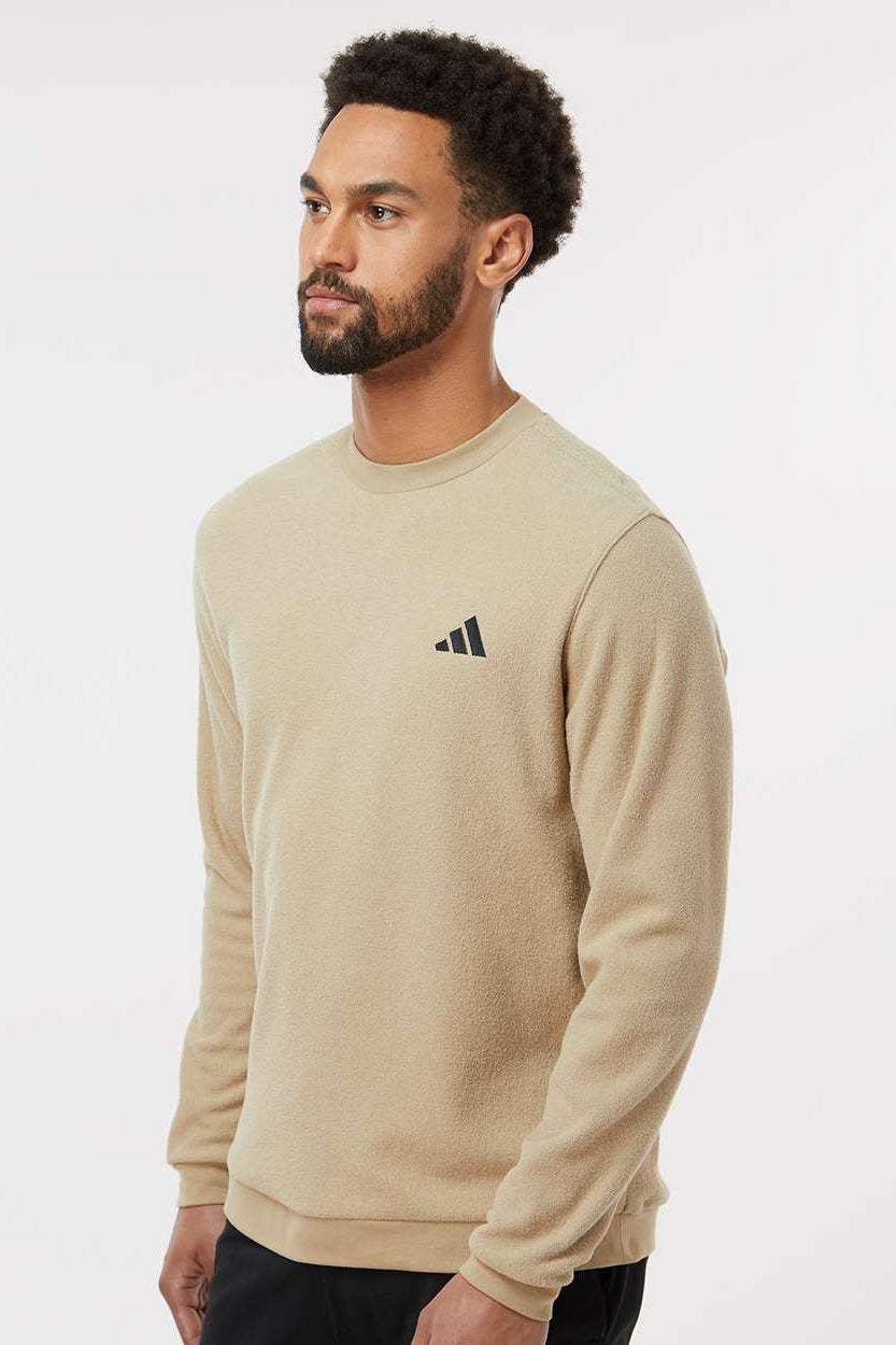 Adidas A586 Mens Crewneck Sweatshirt Hemp Model Side