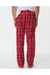 Boxercraft BM6624 Mens Harley Flannel Pants Red/White Model Back