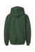 Gildan SF500B Youth Softstyle Hooded Sweatshirt Hoodie w/ Pouch Pocket Forest Green Flat Back