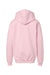 Gildan SF500B Youth Softstyle Hooded Sweatshirt Hoodie w/ Pouch Pocket Light Pink Flat Back