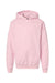 Gildan SF500B Youth Softstyle Hooded Sweatshirt Hoodie w/ Pouch Pocket Light Pink Flat Front