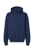 Gildan SF500B Youth Softstyle Hooded Sweatshirt Hoodie w/ Pouch Pocket Navy Blue Flat Front