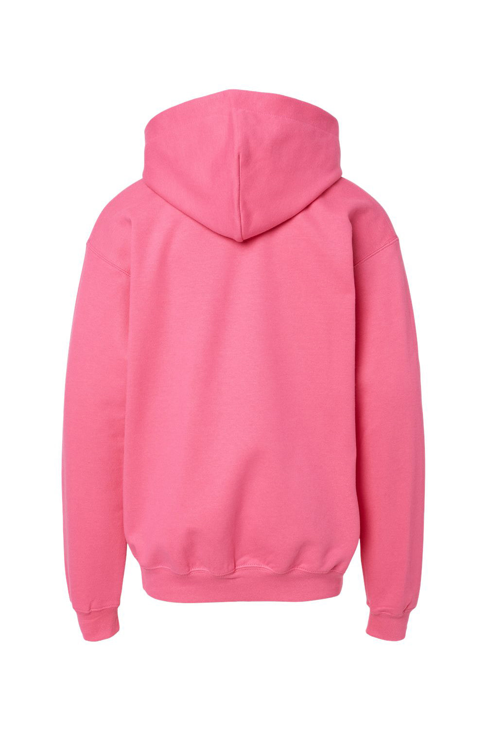 Gildan SF500B Youth Softstyle Hooded Sweatshirt Hoodie w/ Pouch Pocket Pink Lemonade Flat Back