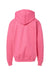 Gildan SF500B Youth Softstyle Hooded Sweatshirt Hoodie w/ Pouch Pocket Pink Lemonade Flat Back