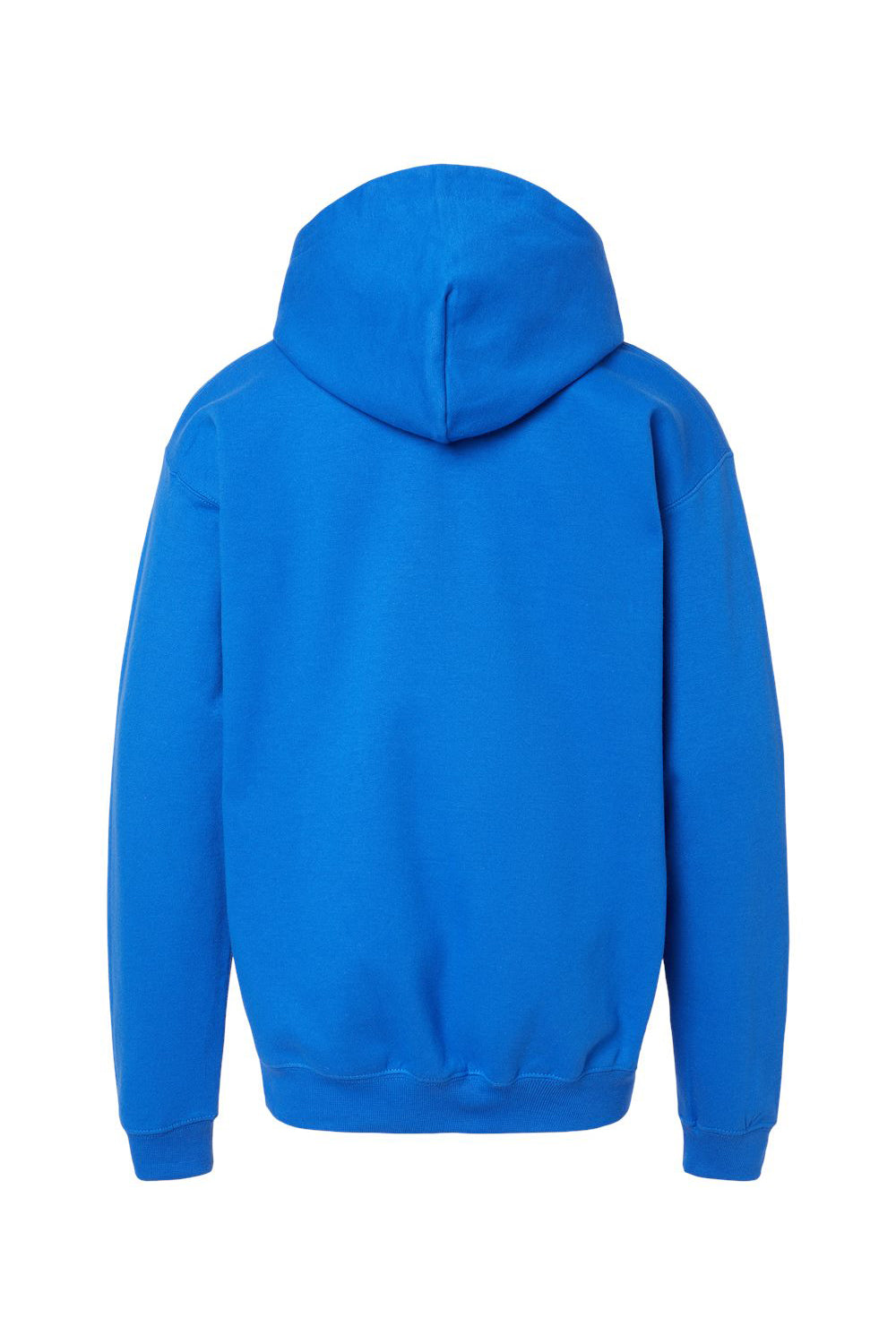 Gildan SF500B Youth Softstyle Hooded Sweatshirt Hoodie w/ Pouch Pocket Royal Blue Flat Back