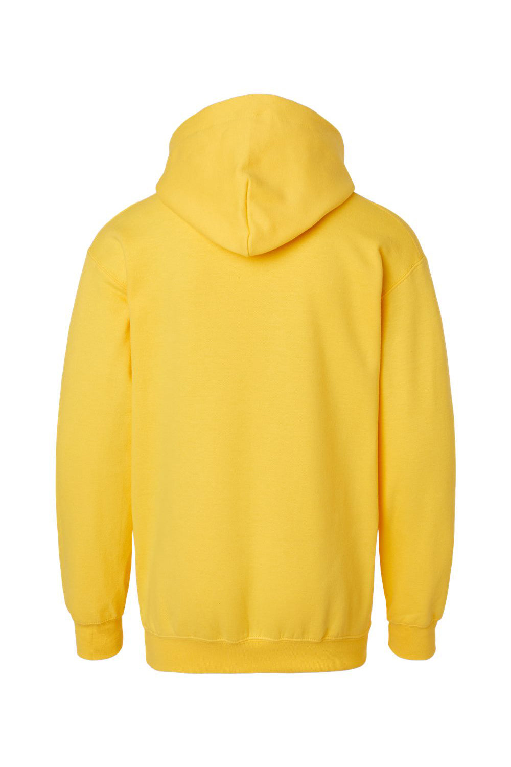 Gildan SF500B Youth Softstyle Hooded Sweatshirt Hoodie w/ Pouch Pocket Daisy Yellow Flat Back