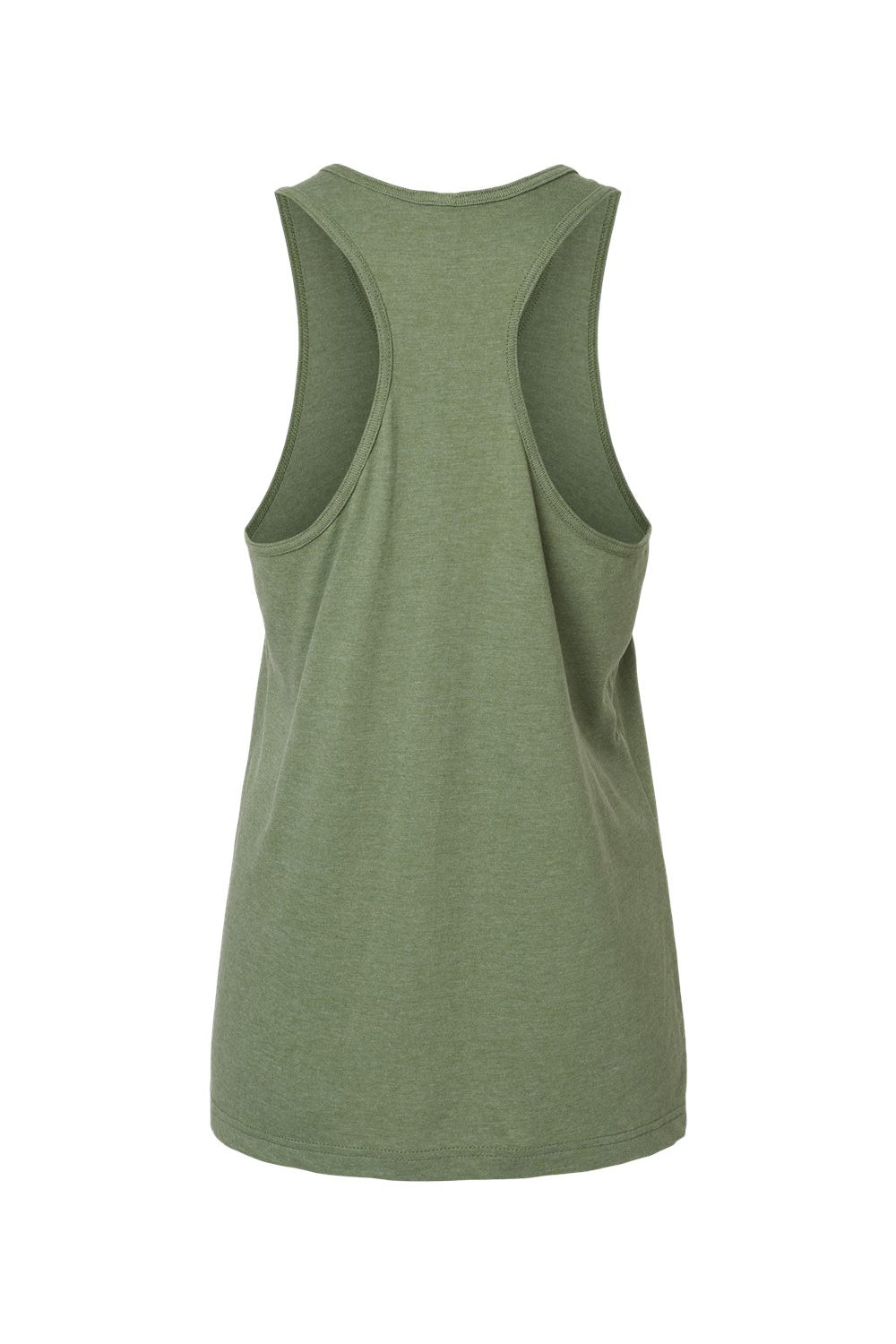 Gildan 67200L Womens Softstyle CVC Racerback Tank Top Cactus Green Flat Back