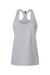 Gildan 67200L Womens Softstyle CVC Racerback Tank Top Cement Grey Flat Front