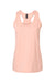 Gildan 67200L Womens Softstyle CVC Racerback Tank Top Dusty Rose Pink Flat Front