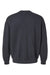 Comfort Colors 1466 Mens Garment Dyed Fleece Crewneck Sweatshirt Black Flat Back