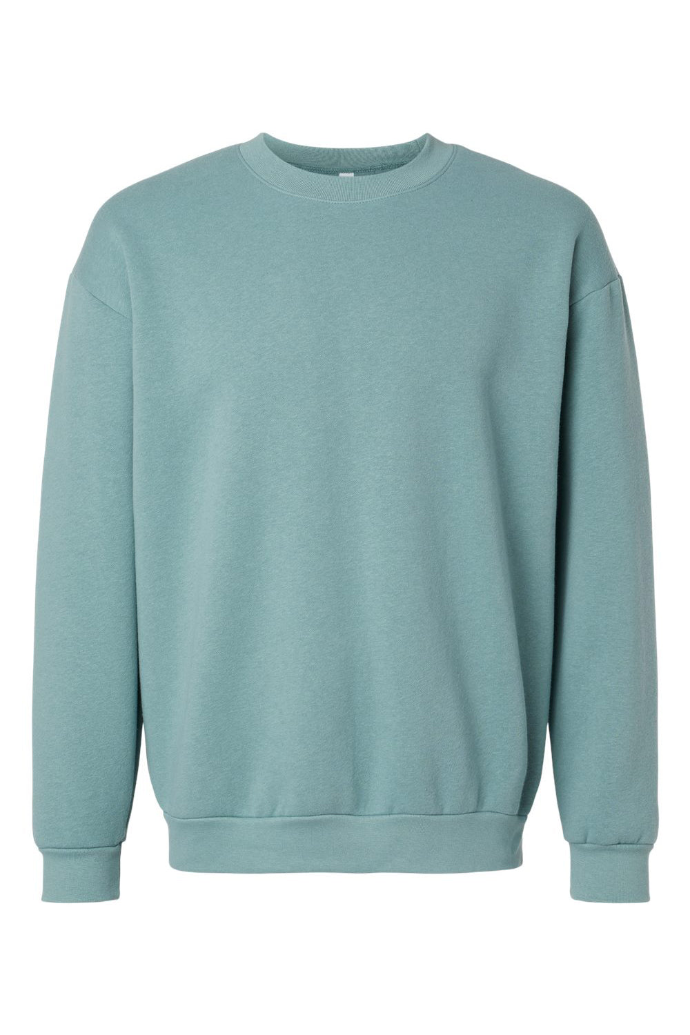 American Apparel RF496 Mens ReFlex Fleece Crewneck Sweatshirt Arctic Green Flat Front