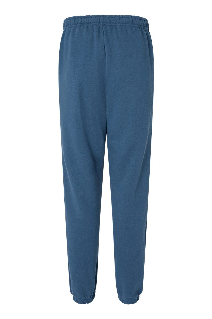 American Apparel RF491 Mens ReFlex Fleece Sweatpants w/ Pockets Sea Blue Flat Back