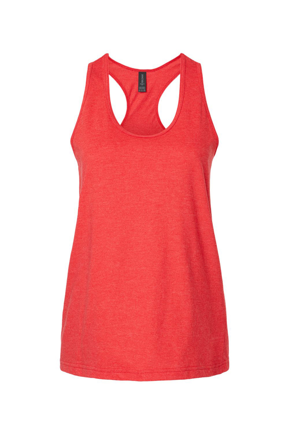 Gildan 67200L Womens Softstyle CVC Racerback Tank Top Red Mist Flat Front