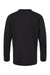 Next Level 3311 Youth Long Sleeve Crewneck T-Shirt Black Flat Back