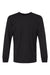 Next Level 3311 Youth Long Sleeve Crewneck T-Shirt Black Flat Front