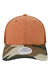 Legacy MPS Mens Mid Pro Snapback Trucker Hat Saffron Orange/Camo Flat Front