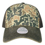 Legacy Mens Old Favorite Snapback Trucker Hat - Brown Camo Blotch - NEW