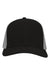 Dri Duck 3028 Mens Hudson Flex Hat Black/Fog Grey Flat Front