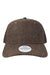 Legacy ROADIE Mens 5 Panel Trucker Hat Brown Herringbone Flat Front