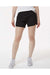 Boxercraft BW6103 Womens Stretch Woven Lined Shorts Black Model Front