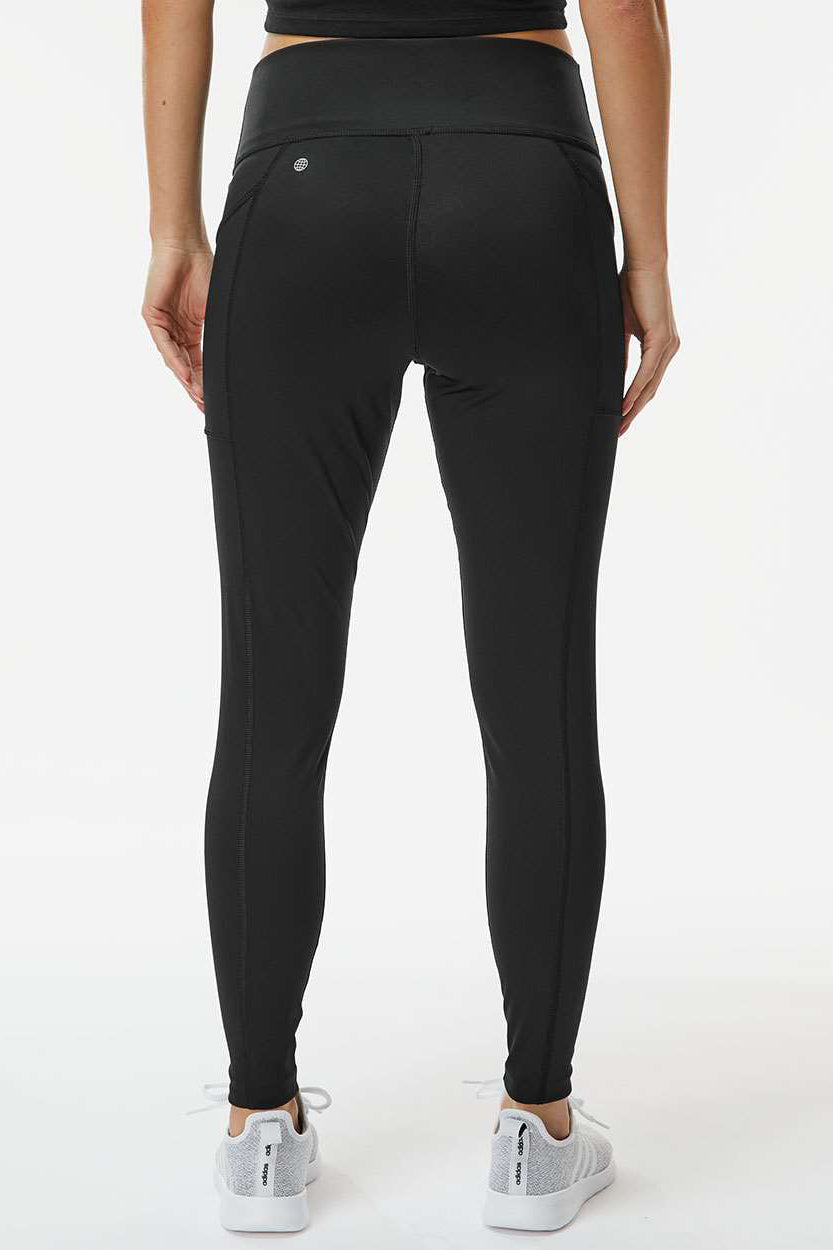 Adidas A1000 Womens Leggings w/ Pocket Black Model Back