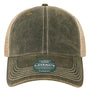 Legacy Youth Old Favorite Snapback Trucker Hat - Black/Khaki - NEW