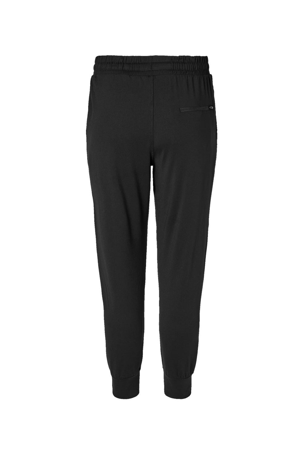 Holloway 222599 Mens Eco Revive Ventura Jogger Sweatpants w/ Pockets Black Flat Back