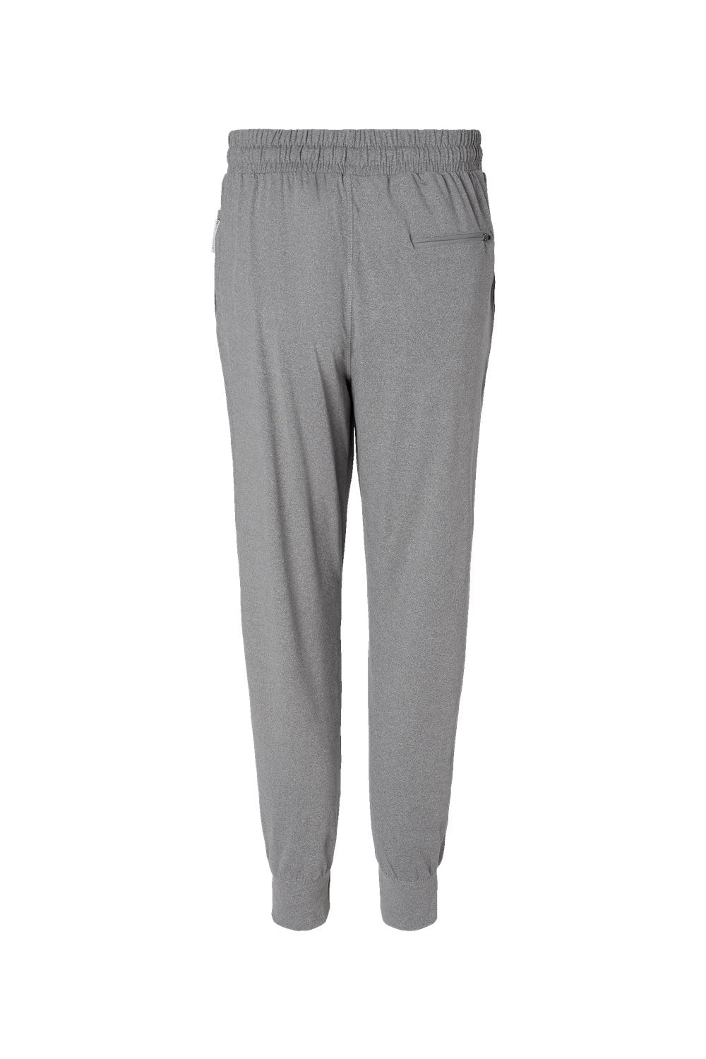 Holloway 222599 Mens Eco Revive Ventura Jogger Sweatpants w/ Pockets Heather Grey Flat Back