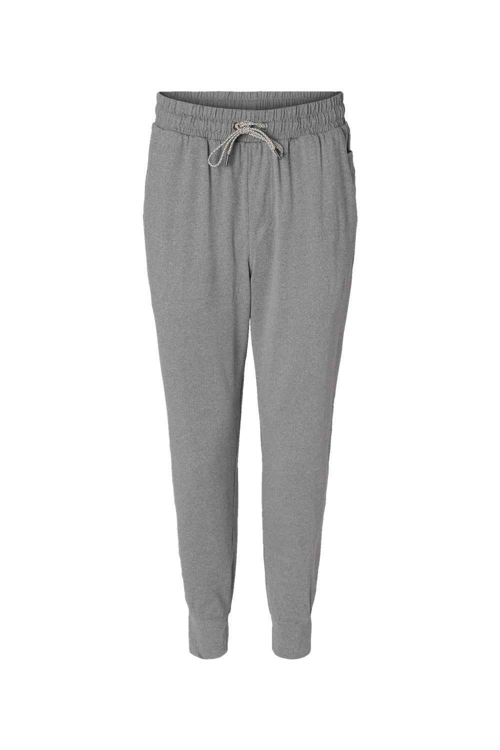 Holloway 222599 Mens Eco Revive Ventura Jogger Sweatpants w/ Pockets Heather Grey Flat Front