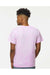 Dyenomite 200CY Mens Cyclone Pinwheel Tie Dyed Short Sleeve Crewneck T-Shirt Lilac Model Back