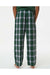 Boxercraft BY6624 Youth Flannel Pants Green/White Model Back