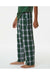 Boxercraft BY6624 Youth Flannel Pants Green/White Model Side