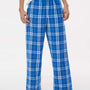 Boxercraft Youth Flannel Pants w/ Pockets - Royal Blue/Silver Grey - NEW