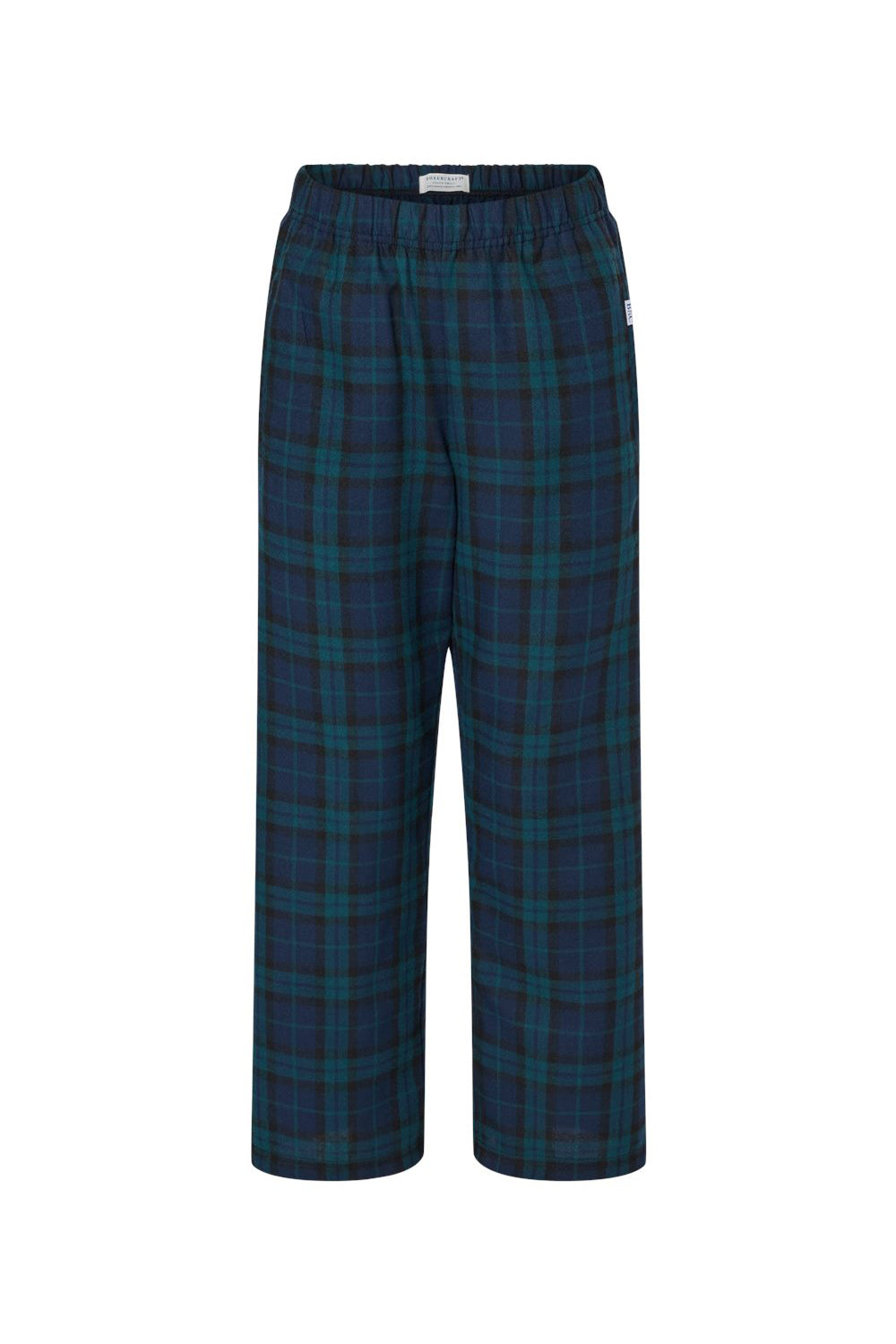 Boxercraft BY6624 Youth Flannel Pants Scottish Tartan Flat Front