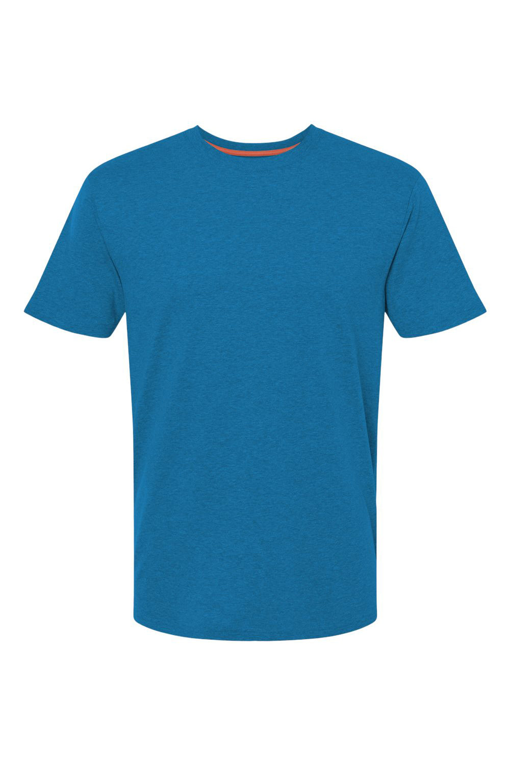 Kastlfel 2010 Mens RecycledSoft Short Sleve Crewneck T-Shirt Breaker Blue Flat Front
