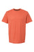 Kastlfel 2010 Mens RecycledSoft Short Sleve Crewneck T-Shirt Orange Flat Front
